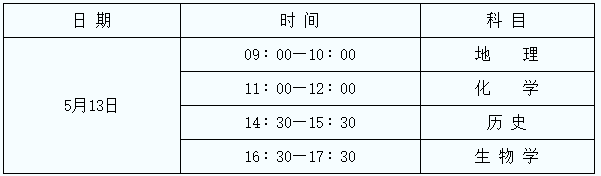 2023年陜西商洛普通高中學業水平合格性考試時間